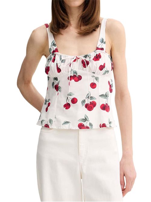 Top donna bianco TWINSET | TT2595/13501